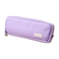 thumbnail image 1 of Black Pencil Case Large Capacity, Multi-Compartment Oxford Cloth Stationery Storage Bag with Zipper, Small Pen Pouch for Students Office, 9x3.4x3.5 Inch, 1 of 6