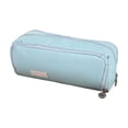 thumbnail image 1 of Black Pencil Case Large Capacity, Multi-Compartment Oxford Cloth Stationery Storage Bag with Zipper, Small Pen Pouch for Students Office, 9x3.4x3.5 Inch, 1 of 6