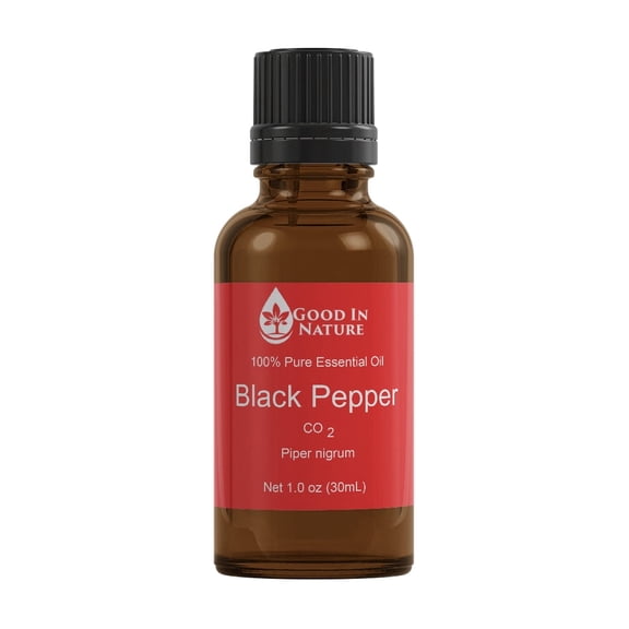 Black Pepper Essential Oil CO2 100% Pure Natural Aromatherapy Good In Nature 30mL