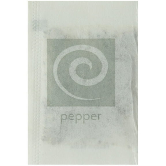 Black Pepper Packets 1,000 Count (.1g Each) with Chip Clip in Bulk CMC Products Food Safe Bag Packaged by CMC Products