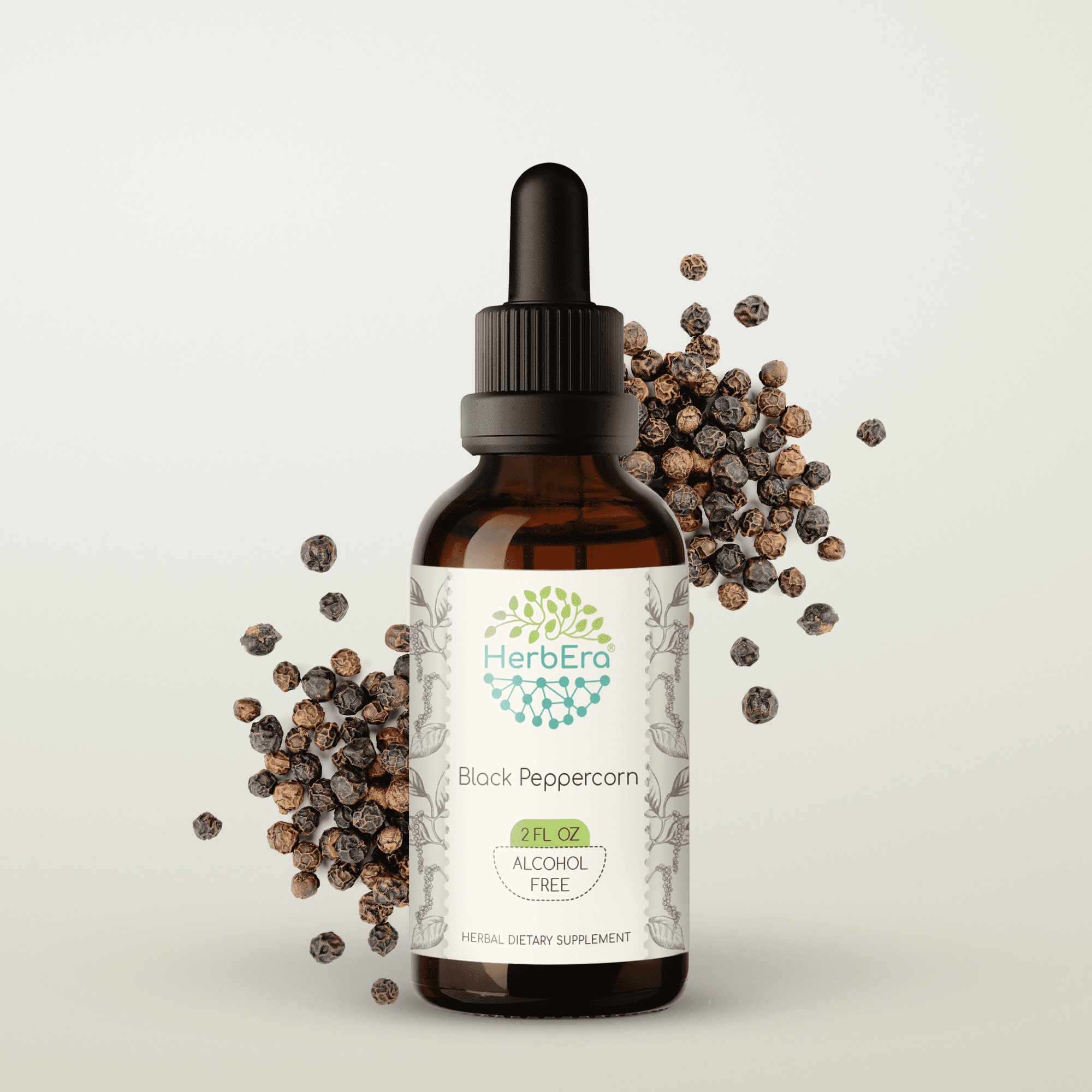 Black Peppercorn AlcoholFREE Herbal Extract Tincture, Super