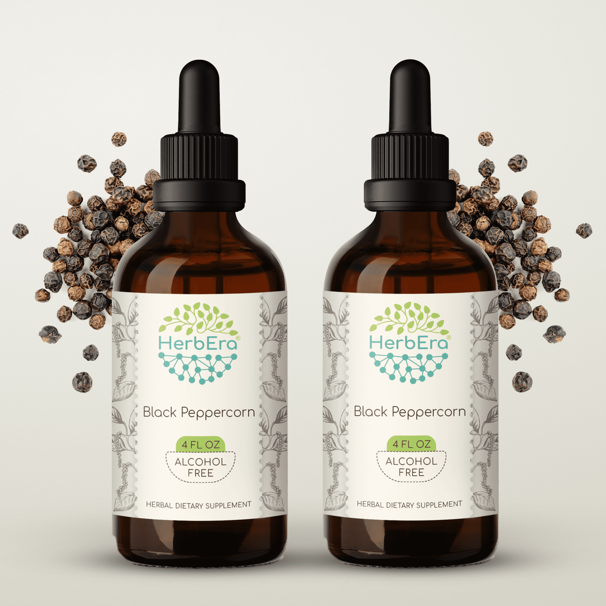 Black Peppercorn AlcoholFREE Herbal Extract Tincture, Super