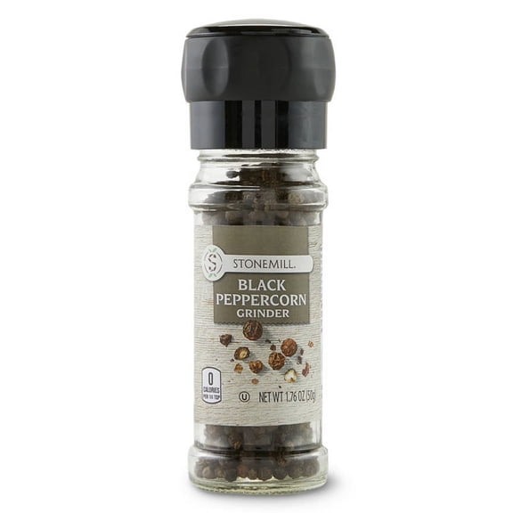 Stonemill Black Peppercorn Grinder, 1.76 oz