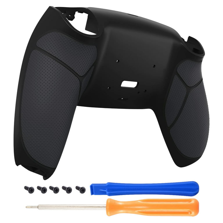 Black Performance Rubberized Grip Redesigned Back Shell for PS5 Controller  eXtremerate RISE & RISE4 Remap Kit - Controller & RISE Remap Board NOT  Included 