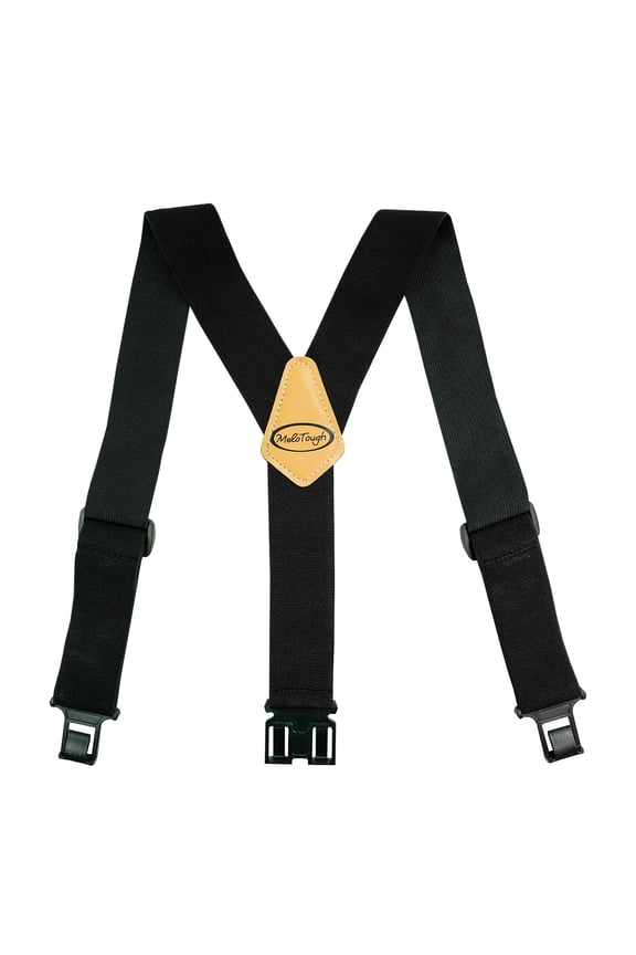 Black Perry Suspenders Elastic 2 Inch Wide Hook End Suspenders For Work