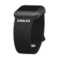 thumbnail image 1 of Black Philadelphia Eagles Silicone Apple Watch Band, 1 of 3