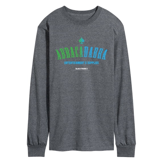 The Black Phone - Abracadabra Logo Men's Long Sleeve Graphic T-Shirt