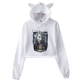 thumbnail image 1 of Black Phone 2 Cold Call Hoodie Cat Ears Hooded Sweatshirt Long Sleeve Crop Top Women's Clothes, 1 of 3