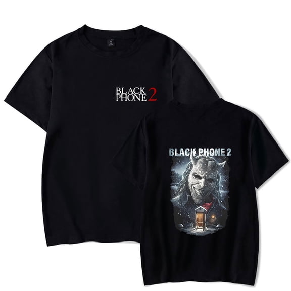 Black Phone 2 Cold Call Men/Women T-Shirt Summer Streetwear Harajuku Tshirt Shirt Short Sleeve