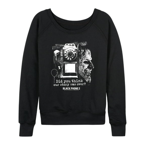 The Black Phone - Collage - Women's French Terry Long Sleeve Pullover