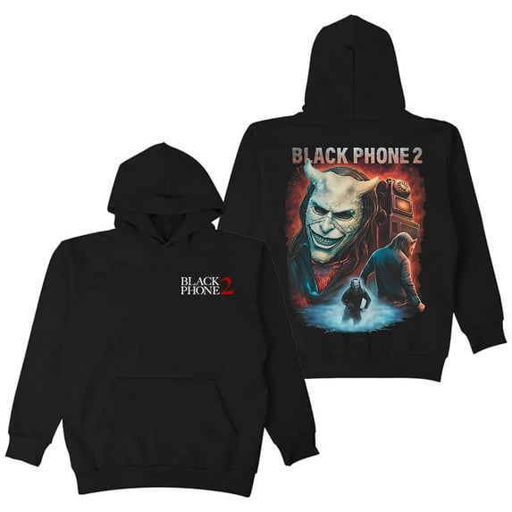 Black Phone 2 You Have Been Warned Hoodie Long Sleeve Streetwear Women Men Hooded Sweatshirt