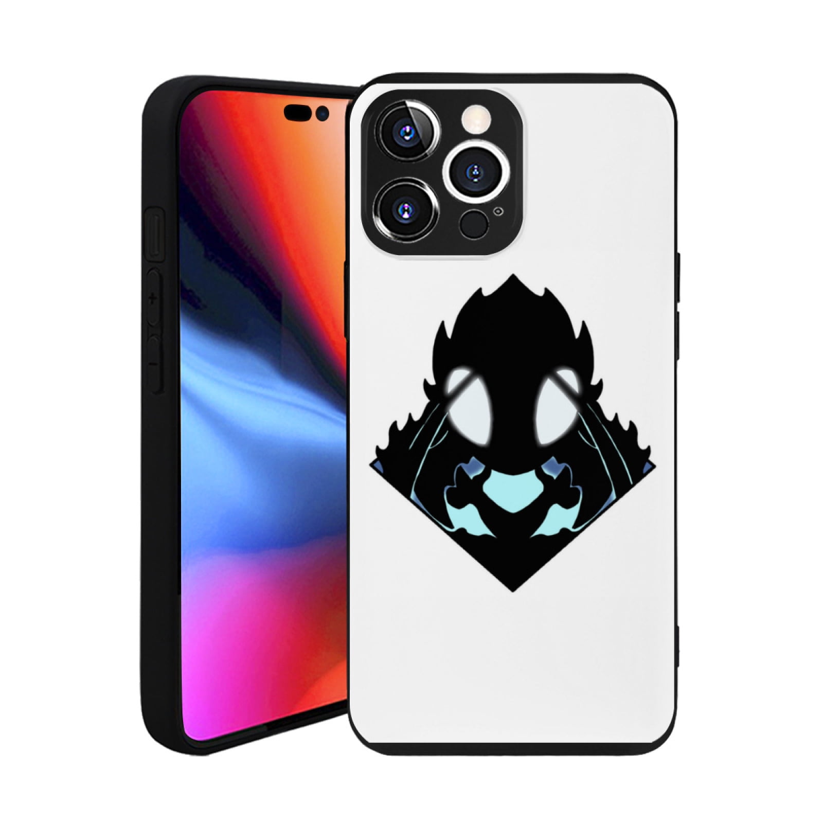 Black Phone Case Cover Funny Solo Leveling manhwa Sticker Gift manhwa