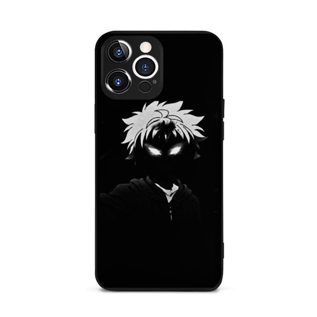 Black Phone Case Cover Gojo Jujutsu Kaisen Anime Satoru Compatible For 