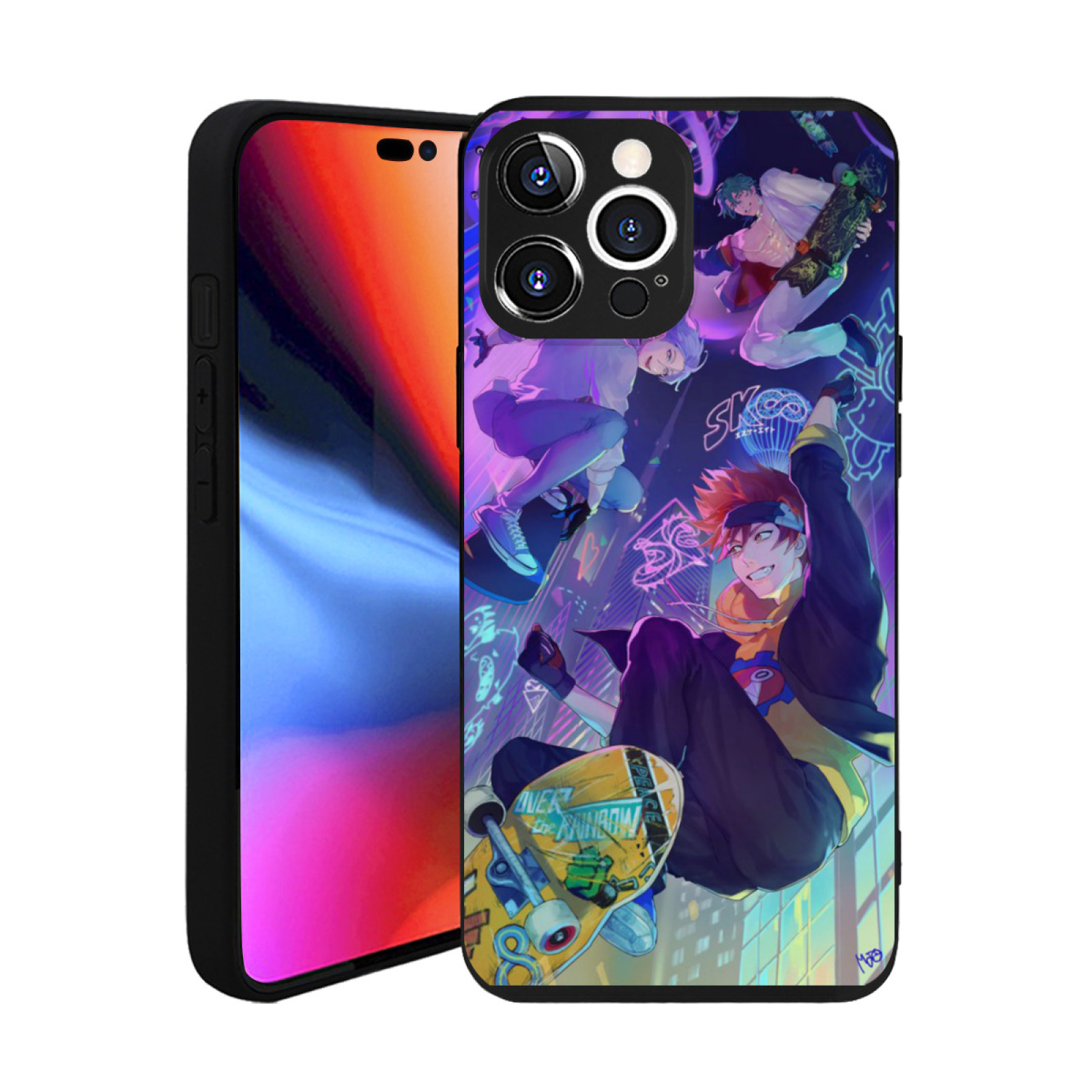 Black Phone Case Cover SK8 The Infinity Compatible for iPhone 12 Pro