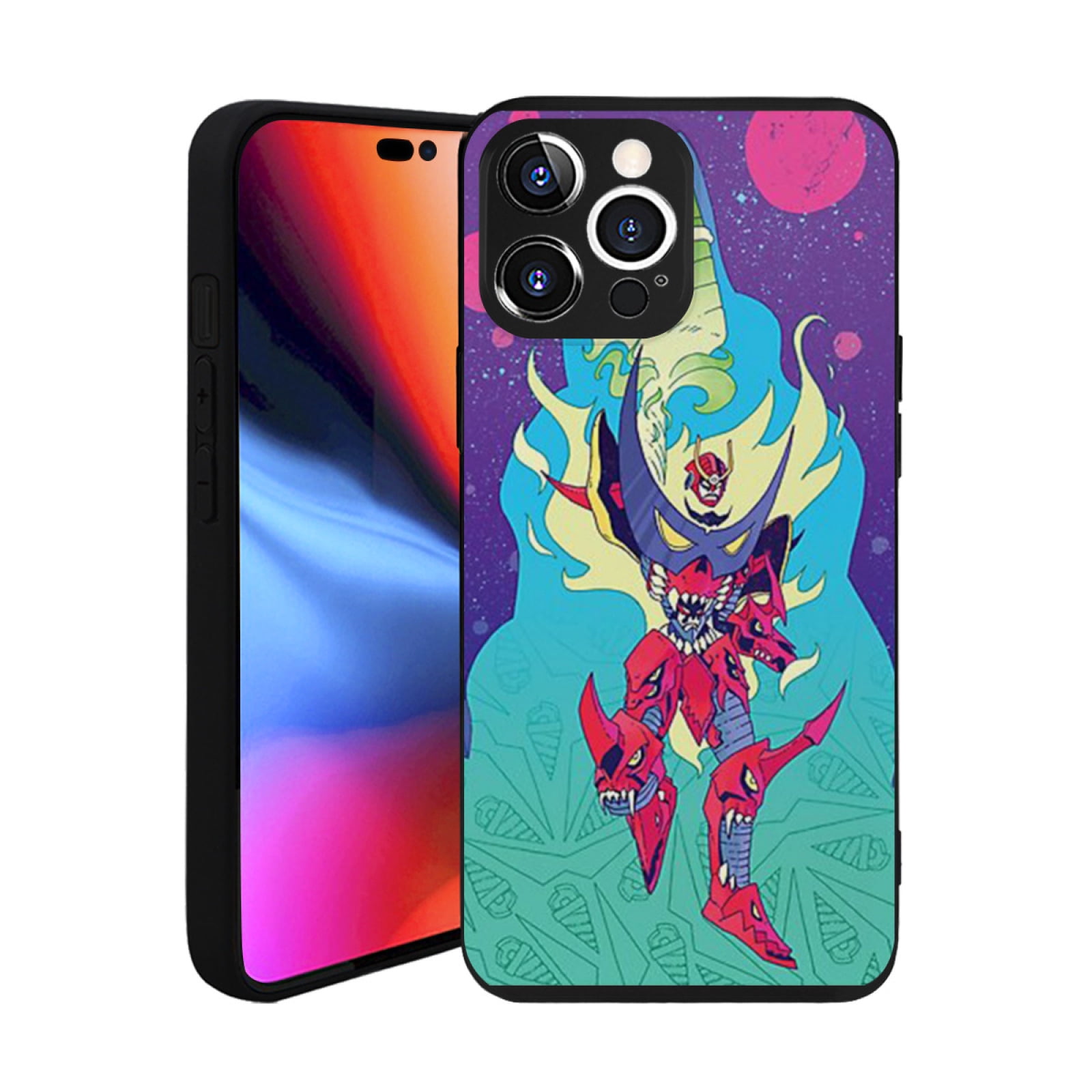 Black Phone Case Cover Tengen Toppa Gurren Lagann Compatible for iPhone