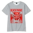thumbnail image 1 of Black Phone Movie Merch Mask Ghost Tee T-Shirt Unisex Jumpers Horror Movie Streetwear Short Sleeve, 1 of 2