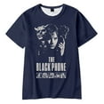 thumbnail image 1 of Black Phone Movie Merch Mask Horror Movie Character Tee T-Shirt Unisex Jumpers Streetwear Short Sleeve, 1 of 2