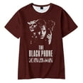 thumbnail image 1 of Black Phone Movie Merch Mask Horror Movie Character Tee T-Shirt Unisex Jumpers Streetwear Short Sleeve, 1 of 2