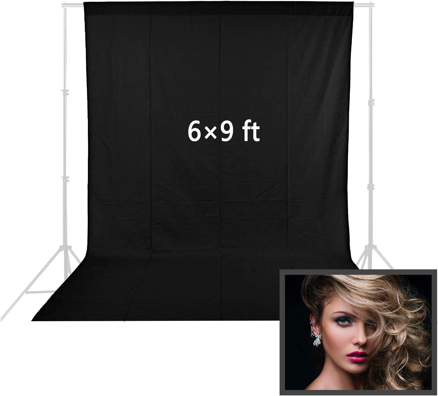Black Photo Backdrop，Black backdrops for Photography，Black Photography