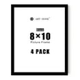 thumbnail image 1 of Black Picture Frames - 8x10 - 4 Pack Photo & Poster Frame Set for Wall Decor & Tabletop Display, Minimalist Black Frame Collection, 1 of 7