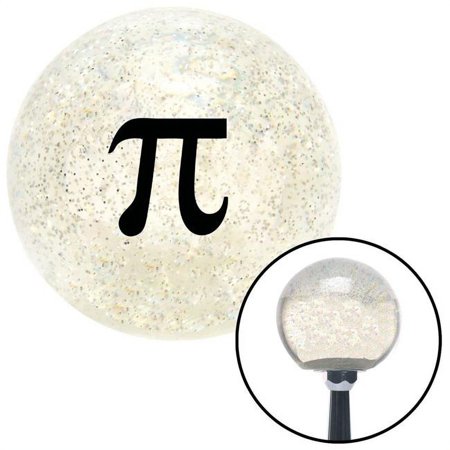 Black Pie Clear Metal Flake Shift Knob with M16 x 1.5 Insert Shifter Auto Manual