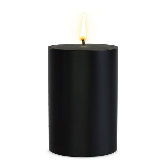 Black Pillar Candles