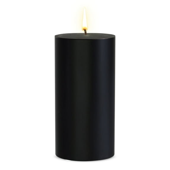 Black Pillar Candles
