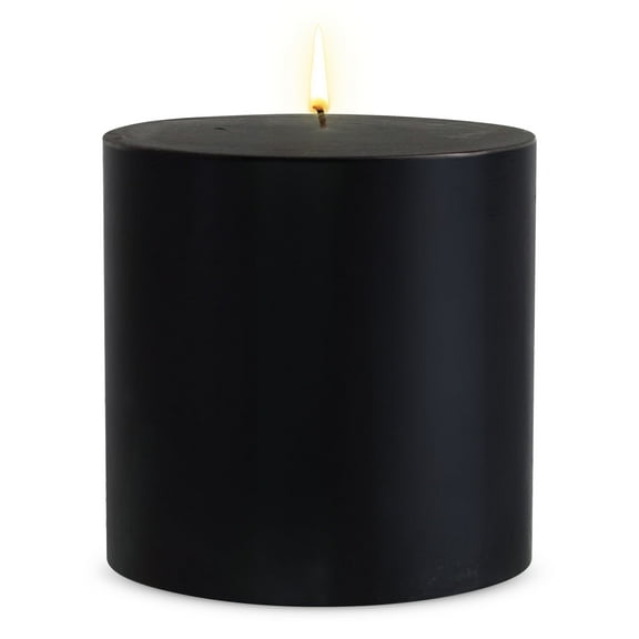 Black Pillar Candles