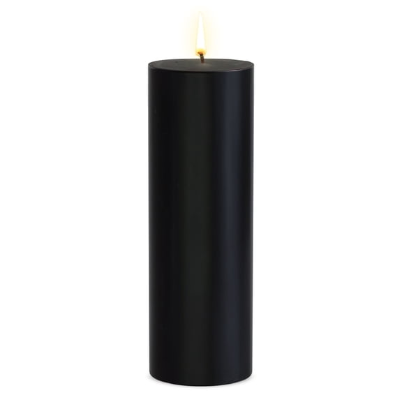 Black Pillar Candles