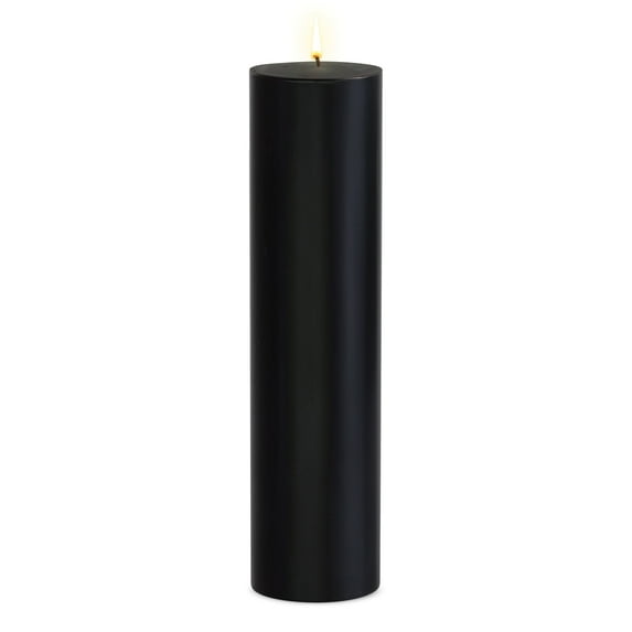 Black Pillar Candles