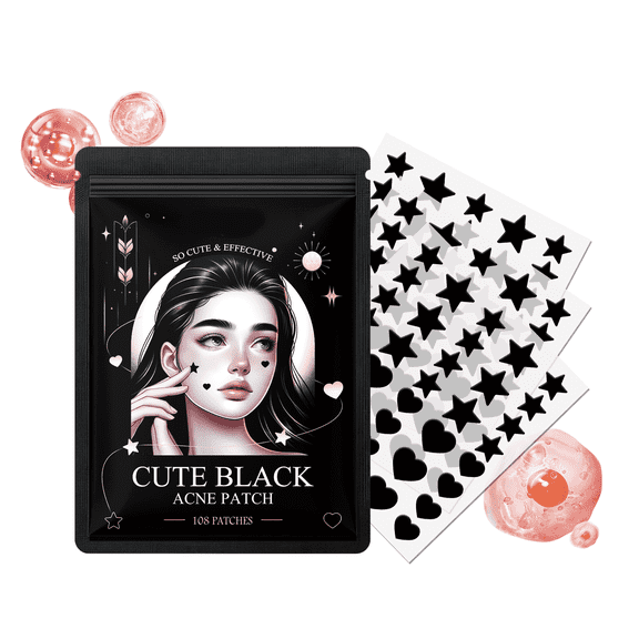 Black Pimple Patches,Fade Facial Acne, Repair Blackheads, Close Acne Marks and Remove Blackheads