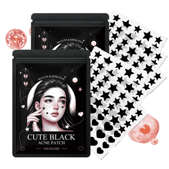 Black Pimple Patches,Fade Facial Acne, Repair Blackheads, Close Acne Marks and Remove Blackheads
