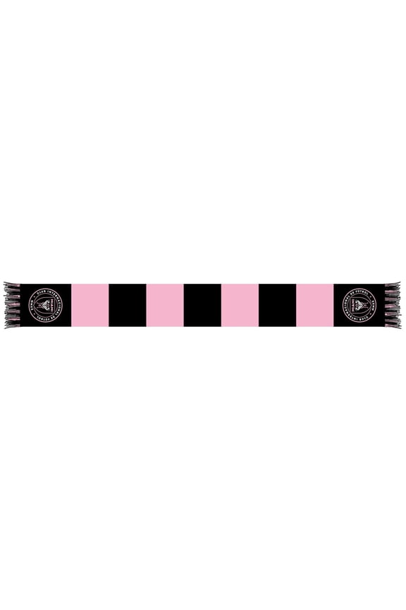 Black/Pink Inter Miami CF Team Bar Knit Scarf