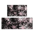 thumbnail image 1 of Black and Pink Of Leopard Print Kitchen Rugs Sets Of 2,Anti Fatigue Kitchen Mat Rugs Non Slip Washable,Decorative Kitchen Floor Mats for Kitchen,Sink,Laundry,17"x30"+17"x47", 1 of 7