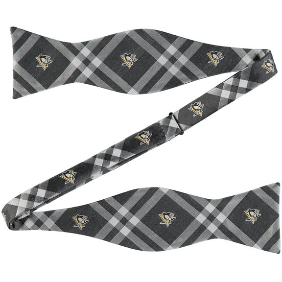 Black Pittsburgh Penguins Rhodes Self-Tie Bow Tie