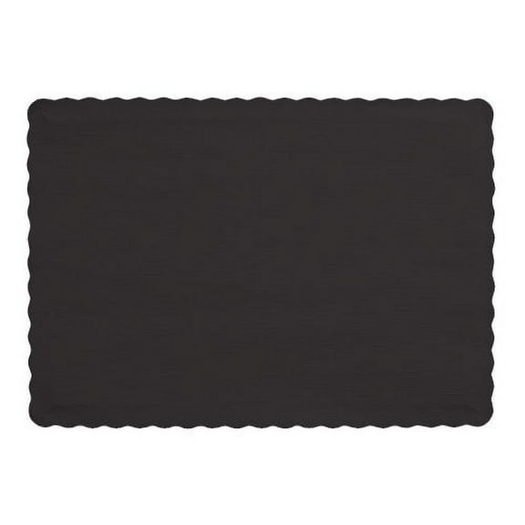 Black Placemats, 50-Pack