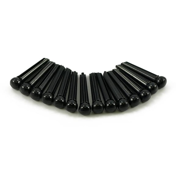 Black Plastic Bridge Pins - 50 Pieces