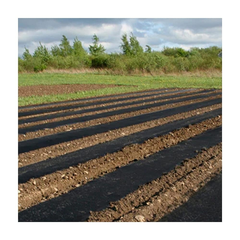 Black Plastic Mulch 4 FT. X 100 FT. (Single ROLL)