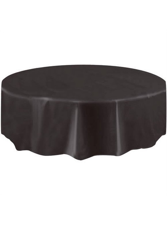 Round Plastic Tablecloths in Plastic Tablecloths