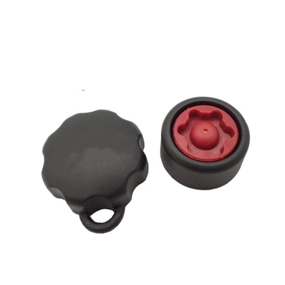 Black Plastic Pin-Lock Security Knob and for Key with 1 inch B-Socket Arms for Replacement Parts