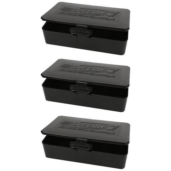 Black Plastic Quick Change Gear Storage Box 3 PK