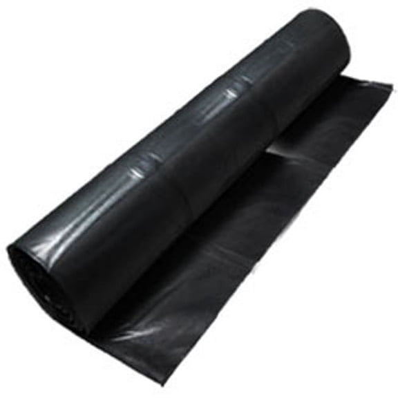 Black Plastic Sheeting - 6 mil, 20' x 100'