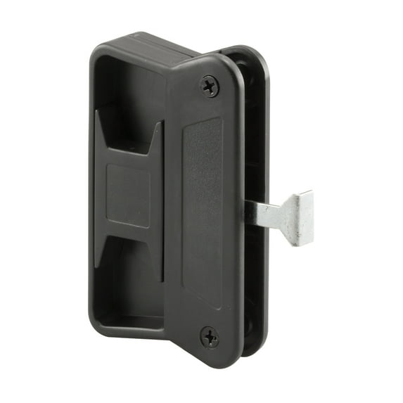 Black Plastic, Sliding Screen Door Latch and Pull, Superior