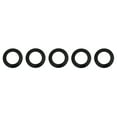 thumbnail image 1 of Black Plastic Trim Ring 8" Recessed Light Ring For Can Lights - 5 pack, 1 of 4