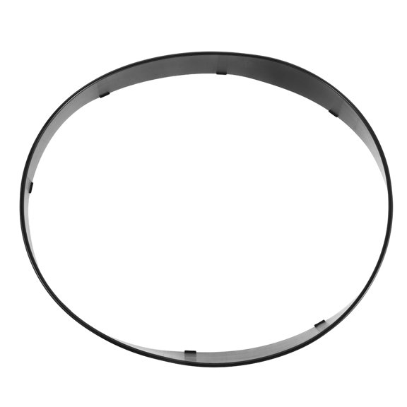 Minimalist Black Plastic Wall Clock Frame Replacement with Scratch-Resistant Round Border Trim for Modern Home Decor