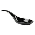 thumbnail image 1 of Black Plastic Wave Spoon - 5" x 1 1/2" - 100 count box, 1 of 3
