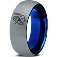 thumbnail image 1 of Gamer Statement Casual Ring Grey Gift Tungsten Laser Colorful Daily Mom Men Gay Set Dad, 1 of 8