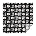thumbnail image 1 of Black Play Ball Baseball Pattern Square Tablecloth,Waterproof Square Table Cover,Wipeable Spillproof Washable Table Cover for Home Kitchen Party Decor 52"x52"(132x132cm), 1 of 6