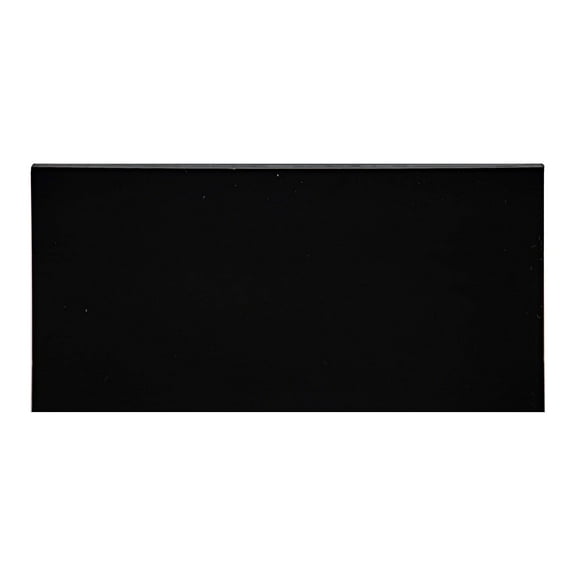 Black Plexiglass Sheet - 1/4" Thick Cast (24" x 36")