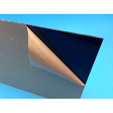 Black HDPE Plastic Sheet – 1/4" Thick X 12" Long X 48" Wide – Industrial Grade